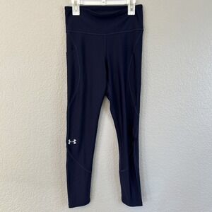 Under Armour Compression Leggings Capri Length Navy Size Small